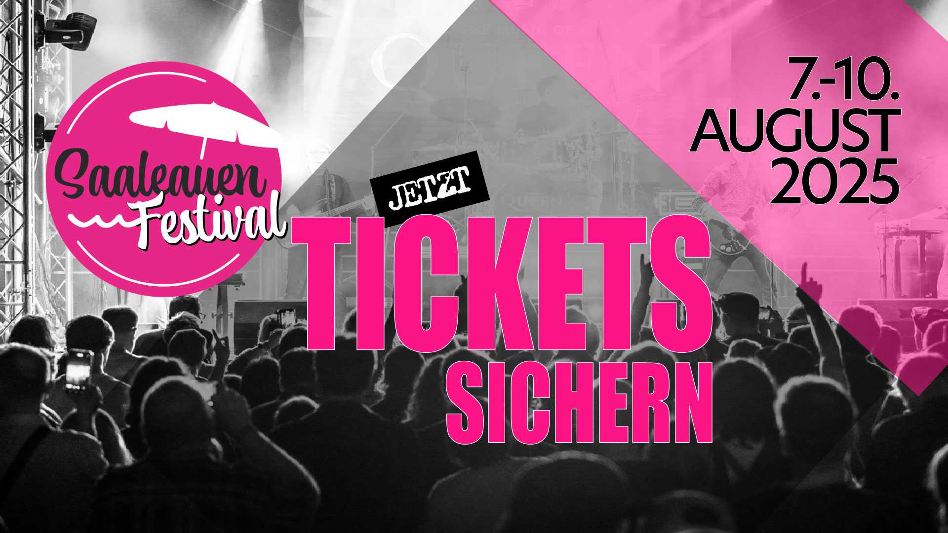 Vorverkauf auch für Tagestickets gestartet